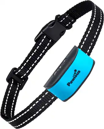 Walmart Pawious Small Dog Bark Collar - Humane No Shock, Rechargeable, No Prongs - for Small and Medium Dogs offer