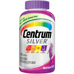 Walmart Centrum Silver Multivitamins for Women Over 50, Multimineral Supplement, 200 Ct offer