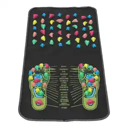 Walmart 2pcs Reflexology Foot Massager Walk Stone Leg Massaging Mat offer