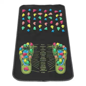 Walmart 2pcs Reflexology Foot Massager Walk Stone Leg Massaging Mat offer