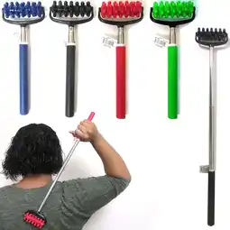 Walmart 1 Extendable Back Massager Metal Extending Portable Telescopic Massaging Roller offer