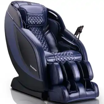 Walmart Brookstone BK650BLB 3D Zero Gravity Massage Chair - Blue/Black offer