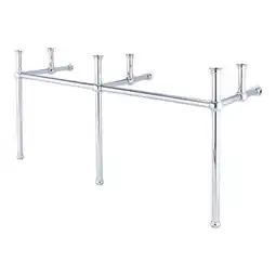 Walmart Water Creation Embassy 72 Double Morden Brass Wash Stand in Chrome offer