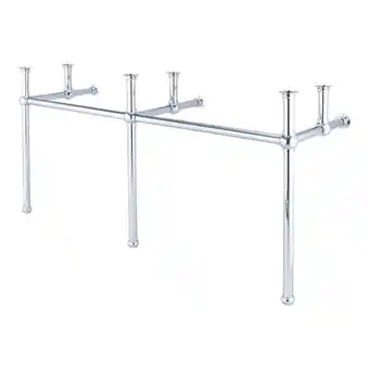 Walmart Water Creation Embassy 72 Double Morden Brass Wash Stand in Chrome offer