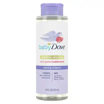 Walmart  Baby Dove Bubble Bath Calming Moisture Newborn Sensitive Skin Hypoallergenic, 16 oz offer