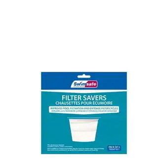 Walmart French & English Swimsafe Filter Savers - Pack of 5 offer