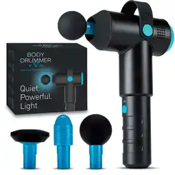 Walmart Body Drummer Pro - Deep Tissue Therapeutic Massage Gun with 3 Impact Heads offer