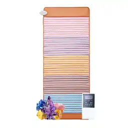 Walmart KFFKFF Far Infrared Heating Pad 5 Natural Crystal Gemstone Mat with Negative Ions offer