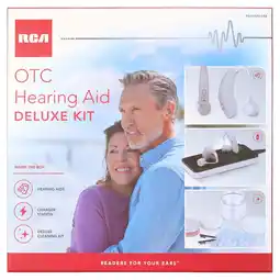 Walmart RCA OTC Behind-the-Ear Hearing Aids Value Bundle, Black offer