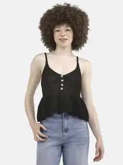 Walmart No Boundaries Peplum Sweater Tank Top, Women's offer