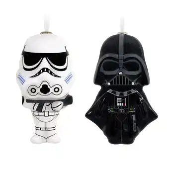 Walmart Hallmark Ornaments (Star Wars Darth Vader and Stormtrooper Decoupage), Set of 2 offer