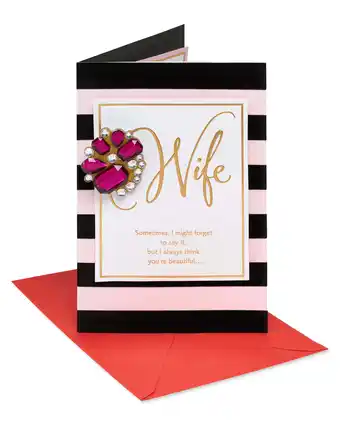 Walmart American Greetings Valentine's Day Card for Wife (Best Friend) offer