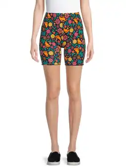 Walmart Wound Up Women’s Juniors Flower Graphic Print Shorts offer