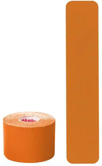 Walmart Mueller Kinesiology Tape, Precut I-Strip Roll, 20 strips, Orange offer