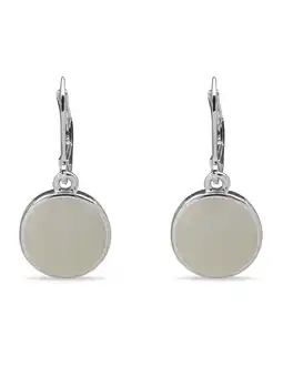 Walmart Gloria Vanderbilt Drop Earrings, Silvertone,1.27 in offer