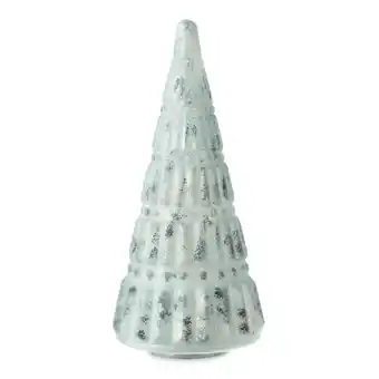 Walmart Holiday Time Christmas Beaded Blue Glass Tree Tabletop Decoration, 12 offer