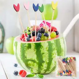 Walmart Cute Fruit Picks with Beads and Colorful Fruit Picks offer