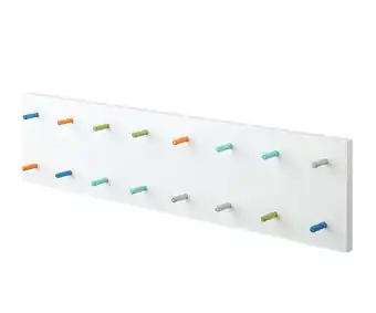 Walmart Better Homes & Gardens Wooden Dots Coat Hook, White, 23 lb Limit offer