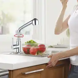 Walmart Aquaterior Pull Out Spray Kitchen Faucet Single Lever Dual Function Mixer Tap offer
