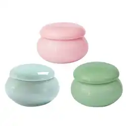 Walmart 3pcs Ceramic Jars for Multipurpose Use Small Rouge Containers for Cosmetics Sub Containers offer