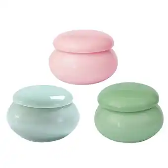 Walmart 3pcs Ceramic Jars for Multipurpose Use Small Rouge Containers for Cosmetics Sub Containers offer
