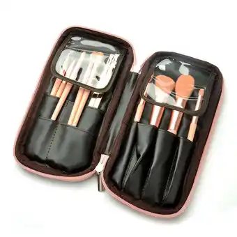 Walmart Heldig Makeup Brushes Organizer Bag, Portable Cosmetic Brush Pouch for Travel offer