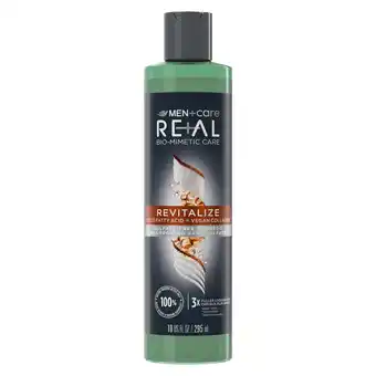 Walmart Dove Men+Care Real Biomimetic Care Revitalize Daily Shampoo Coco Fatty Acid All Hair Types, 10 fl oz offer
