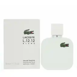 Walmart Lacoste Men's L.12.12 Blanc EDT 1.7 oz Fragrances 3386460149105 offer