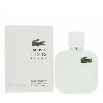 Walmart Lacoste Men's L.12.12 Blanc EDT 1.7 oz Fragrances 3386460149105 offer