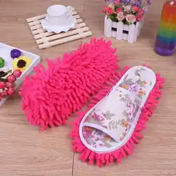 Walmart Kiplyki Women Dust Mop Slippers Socks Microfiber House Slippers Bedroom Shoes Hot offer