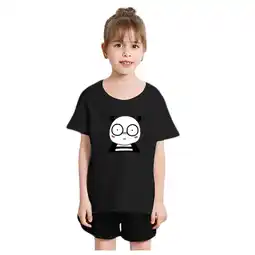 Walmart ZPWKLM Cute Shirt For Infnat Loose Printed Round Neck Short Sleeve Blouse For Infnants size 2-4T offer