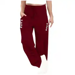 Walmart ZyeKqe Wide Leg Pants for Boy Girl High Waisted Lounge Pants Toddler Cotton Pull on Sweatpants offer