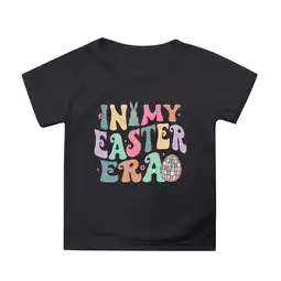 Walmart ZPWKLM ZPWKLM Tops For Cartoon Printed Round Neck Short Petal Sleeved Clothes For Baby size 3-4T offer