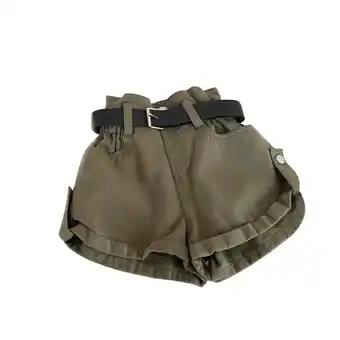 Walmart Chbgutlmr Kids Clothes Toddler Girls Shorts High Waist Shorts Wide Leg Summer Shorts with Pockets offer
