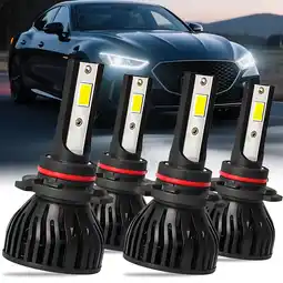 Walmart For Genesis G70 2021 9005 9005 LED Headlight High Low Beam 6000K Bulbs Kit offer
