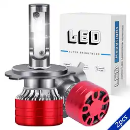 Walmart LED Headlight Bulbs High Low Beam 6000K White for 1999-2003 Mitsubishi Galant 2000 2001 2002 offer