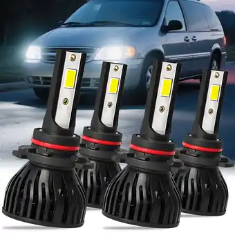 Walmart For Chrysler Town & Country 1998-2000 LED Headlight Bulbs, 6000K Bright White offer