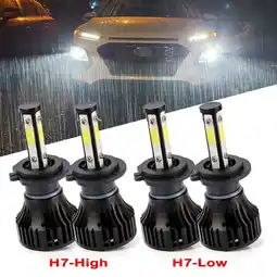 Walmart 4-Side H7 High/Low Beam Headlights for BMW X3 2004-2018 6000K White,4pc offer