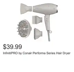 Costco InfinitiPRO by Conair Performa Series Hair Dryer offer