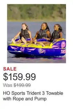 Costco HO Sports Trident 3 Towable with Rope and Pump offer