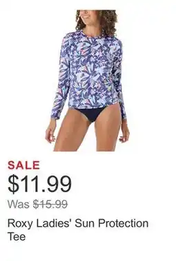 Costco Roxy Ladies' Sun Protection Tee offer