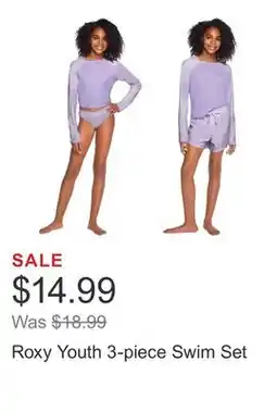 Costco Roxy Youth 3-piece Swim Set offer