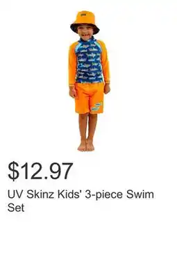 Costco UV Skinz Kids' 3-piece Swim Set offer