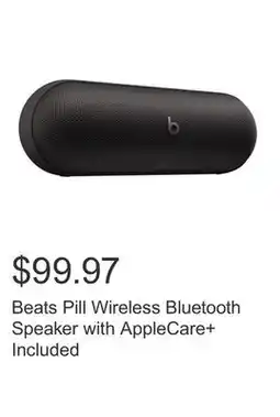 Costco Beats Pill Wireless Bluetooth Speaker with AppleCare+ Included offer