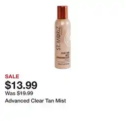 Belk Advanced Clear Tan Mist offer