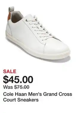 Belk Cole Haan Men's Grand Cross Court Sneakers offer