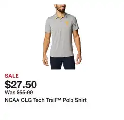 Belk NCAA CLG Tech Trail Polo Shirt offer