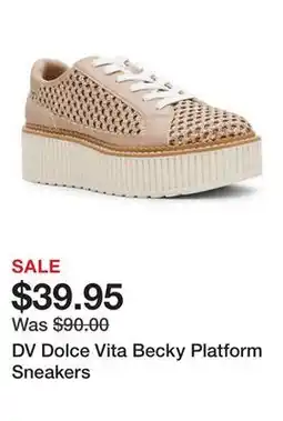 Belk DV Dolce Vita Becky Platform Sneakers offer