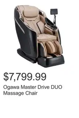 Costco Ogawa Master Drive DUO Massage Chair offer
