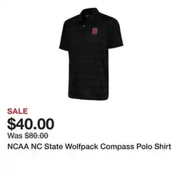 Belk NCAA NC State Wolfpack Compass Polo Shirt offer